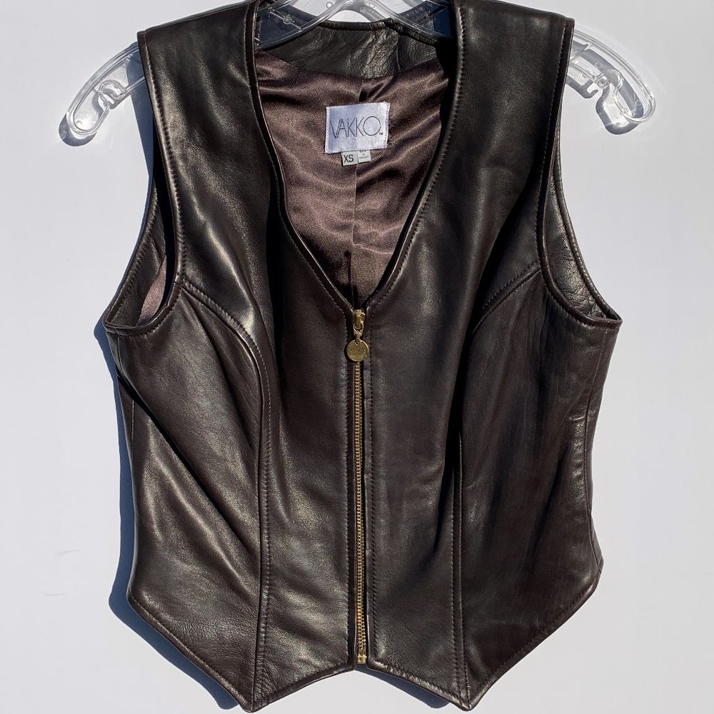 Leather Designer Vest